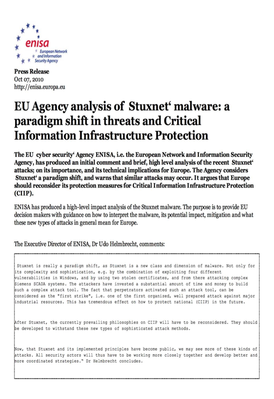 ENISA_Stuxnet_Press_Miniature